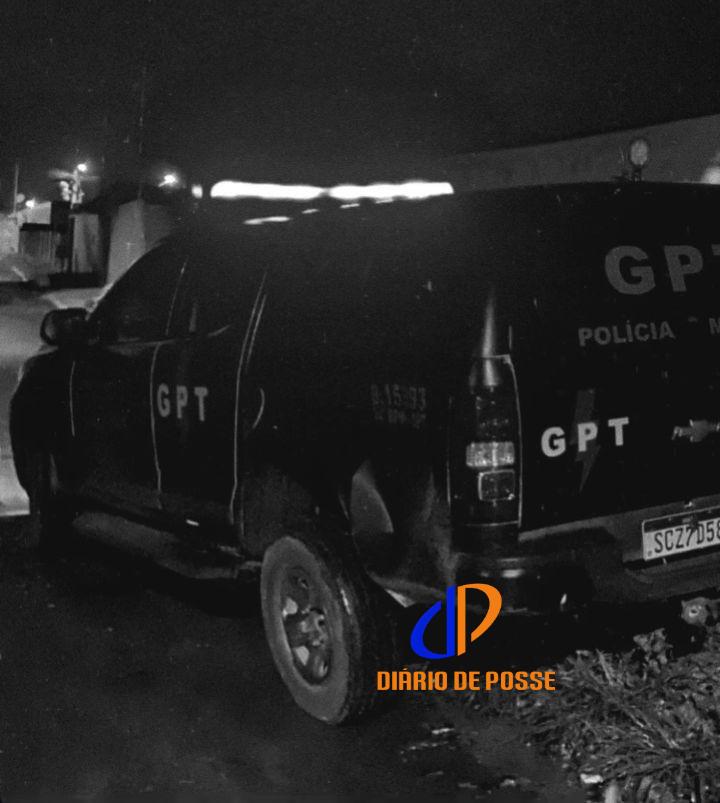 Após tentar confrontar Polícia, indivíduo é alvejado, em Posse