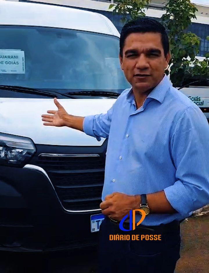 Guarani de Goiás recebe van do Goiás Social para reforçar ações da Assistência Social