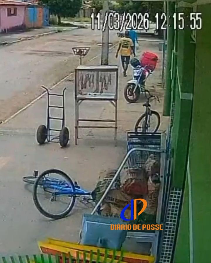 Idoso fica ferido após agressão durante tentativa de roubo em Simolândia-GO; suspeito é preso